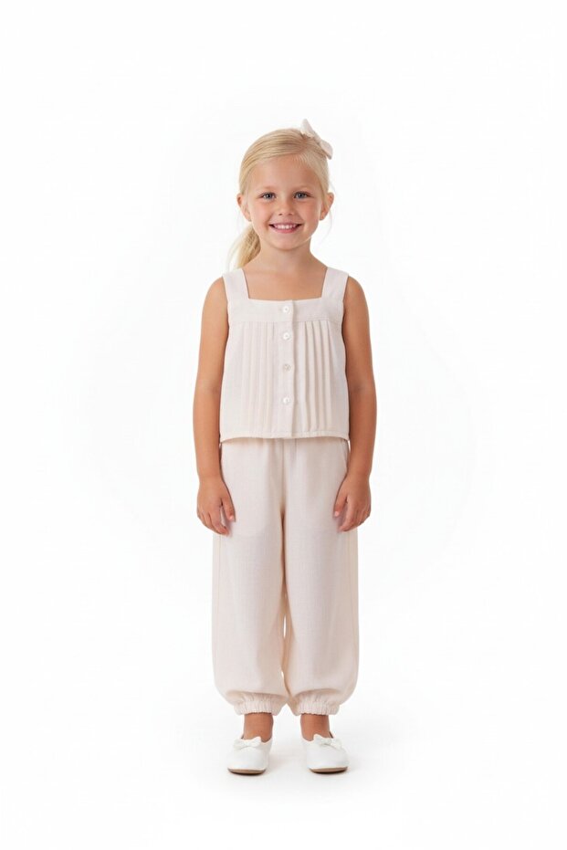 Laneno devojčino odelo - 4