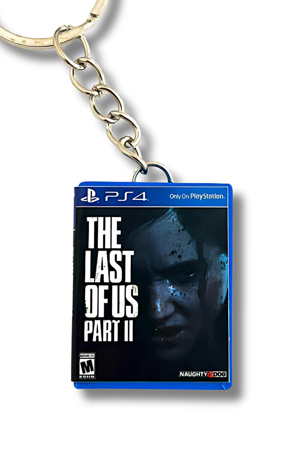 The Last Of Us Part 2 Miniature Ps4 Game Box Keychain
