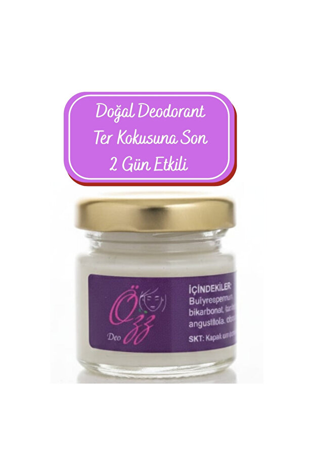 Ozz Doğal Deodorant Doğal Ter Kokusu Önleyici Koltuk Altı Deodorant Krem Deodorant Ter Kokusu Önleyici