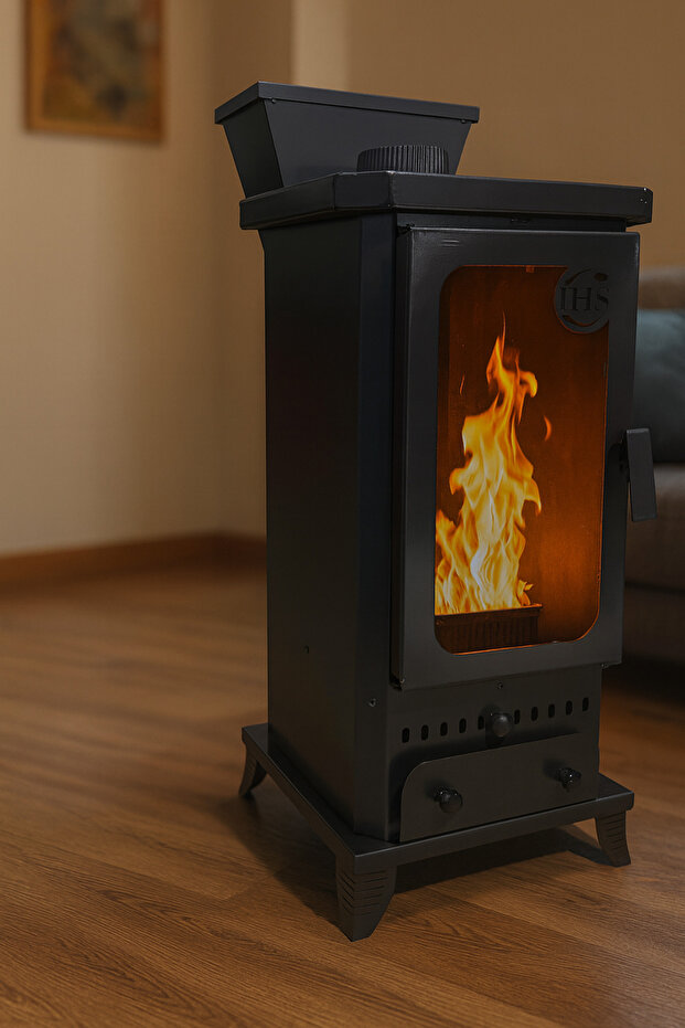 TEK CAMLI PELE ŞÖMİNESİ - 3