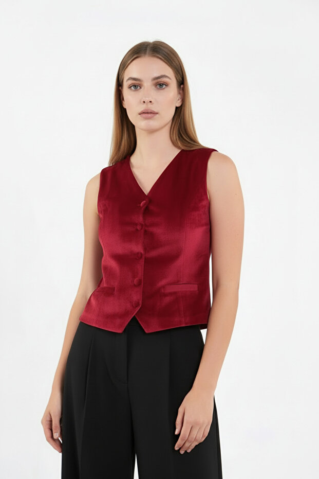 KADİFE YELEK - 1