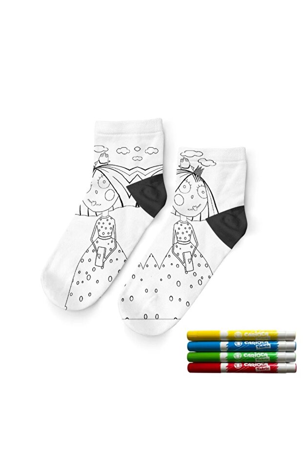 Боядисване на чорапи Чорапи - 2