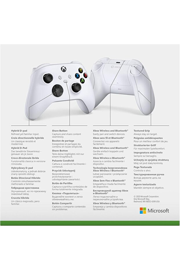 Xbox Kablosuz 9. Nesil Controller Beyaz ( Türkiye Garantili ) - 3