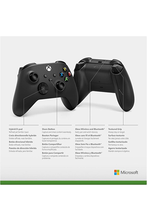 Xbox Kablosuz 9. Nesil Controller Siyah ( Türkiye Garantili ) - 4