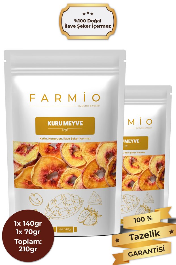 Sugar-Free Dried Peaches – 210Gr – Natural and Without Additives