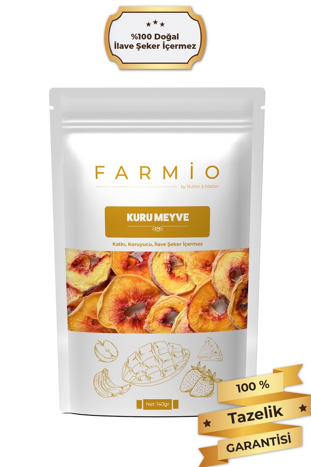 Sugar-Free Dried Peaches – 140Gr – Natural and Without Additives