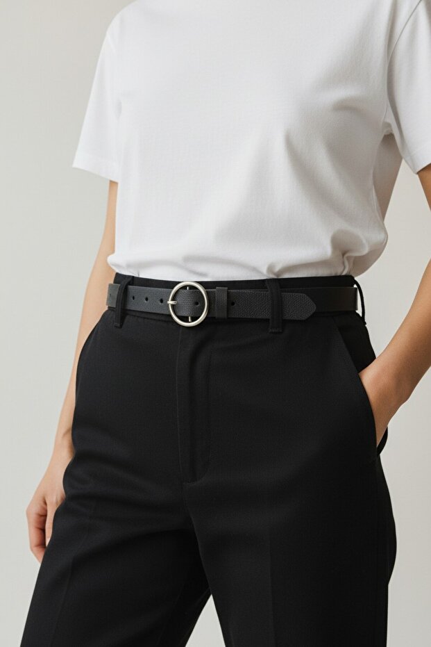 Дамски черен колан - 1