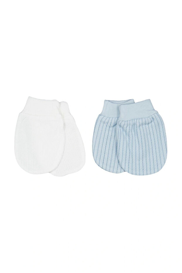 Summer 2-Piece Baby Gloves with Teddy Bear and Holes 55849