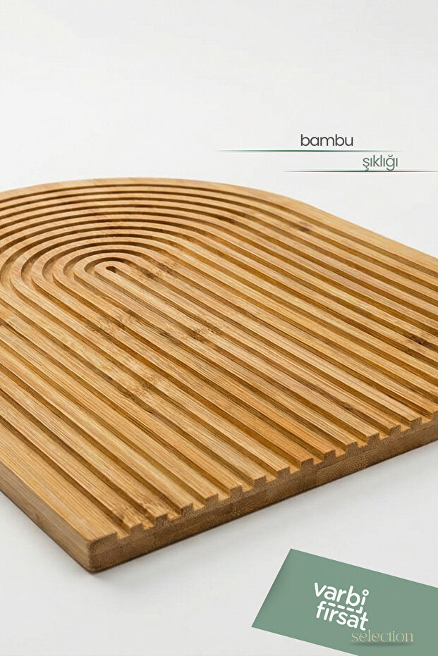 Oval Bambu Sunumluk 24.5 cm x 34.5 cm - 3