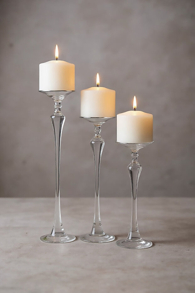 CAM ÜÇLÜ ŞAMDAN - ROMANTİK MODEL - 5