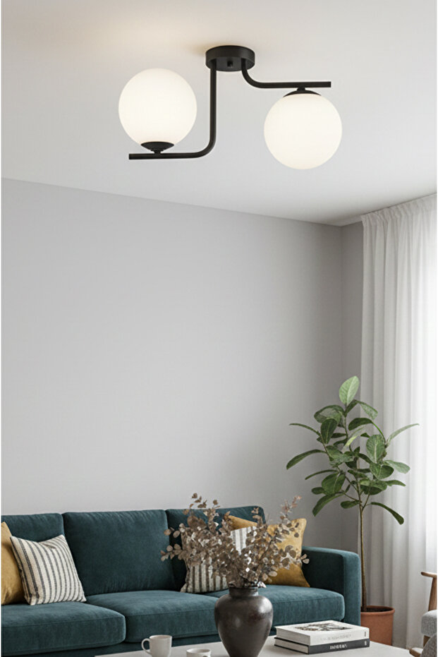 Lora Modern Ikili Avize - 1