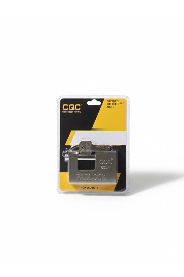 CQC ÇELİK YASSI ASMA KİLİT 80MM - 2