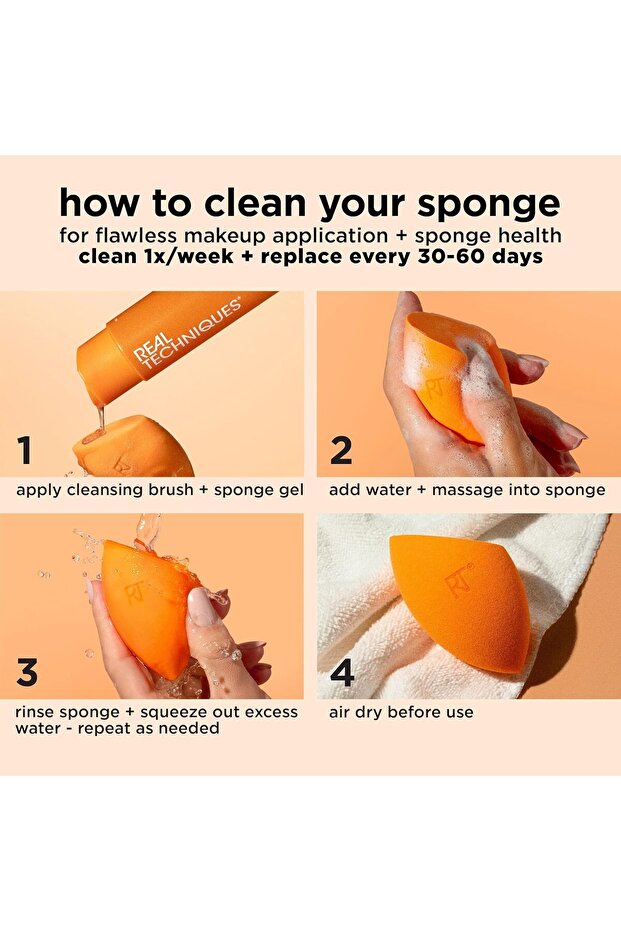 1566 Miracle Complexion Sponge 1 Count Orange - 7