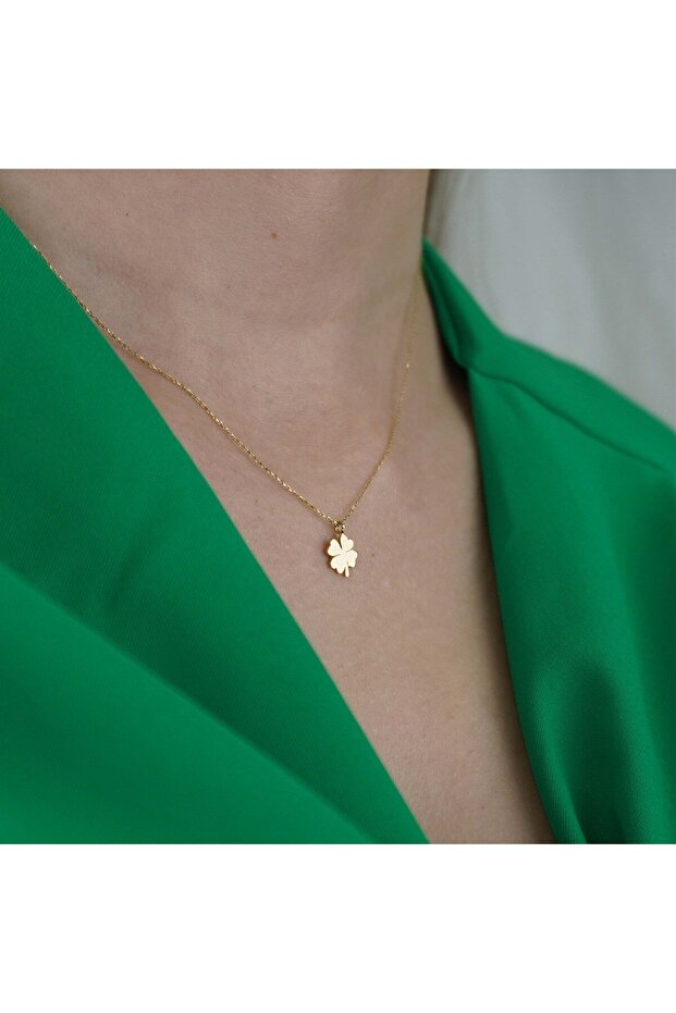 Mini Yonca Kolye - 3