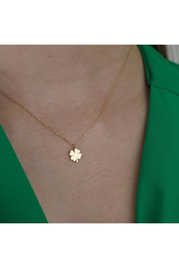 Mini Yonca Kolye - 2