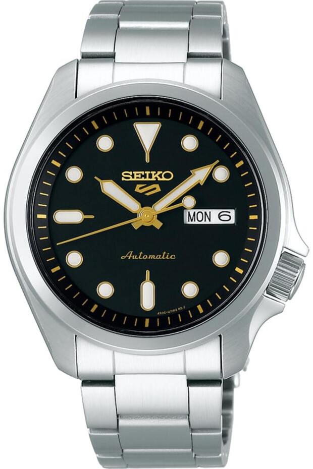 Srpe57 Time Watch Guaranteed Automatic Movement 10 Atm Water Resistant Metallic Color Men's Wristwatch