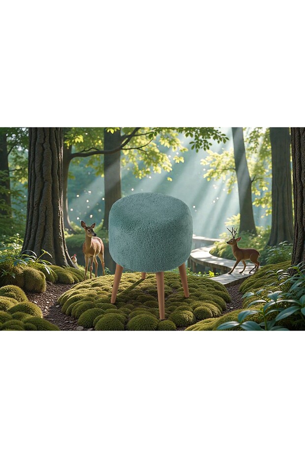 Teddy Bacaklı Puff - 2