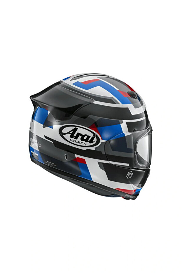 Quantic Abstract Blue Kapalı Kask - 2