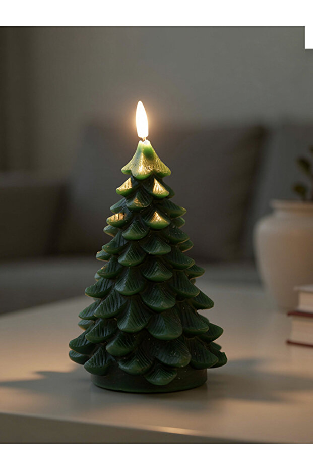 Led ışıklı Ağaç Mum - 1