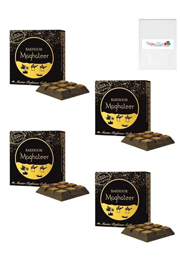 4 Pcs Bakhoor Maghateer Incense 40GMS