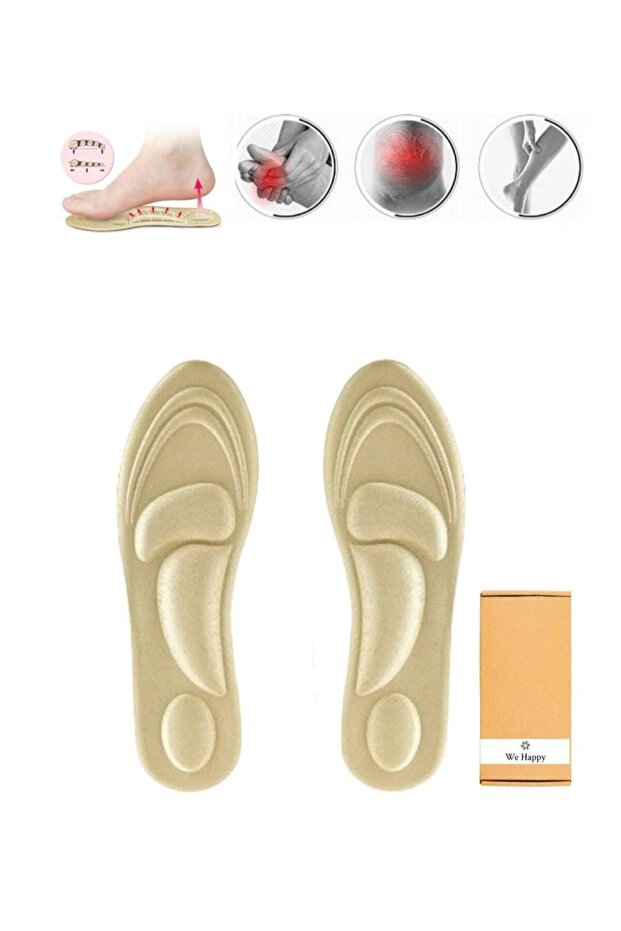 4D Foam Comfort Shoe Insole - Metatarsal, Arch & Heel Support