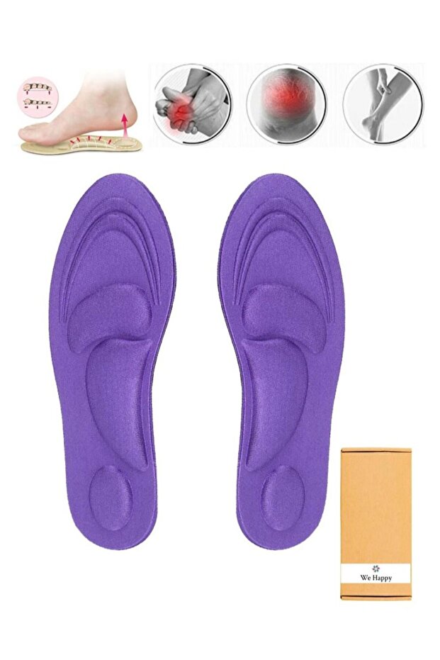 4D Foam Comfort Shoe Insole - Metatarsal, Arch & Heel Support