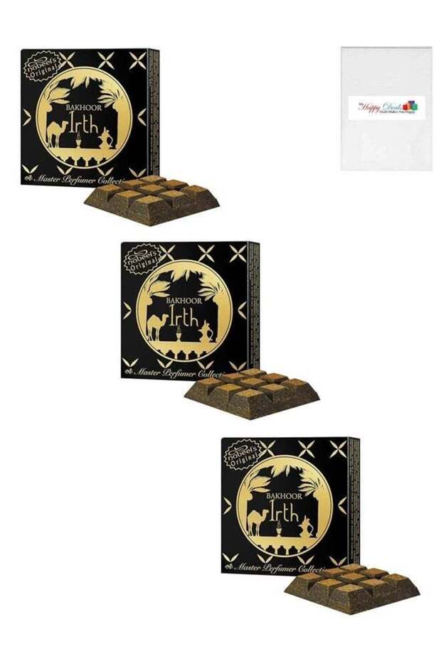 3Pcs Bakhoor Irth Incense 40GMS