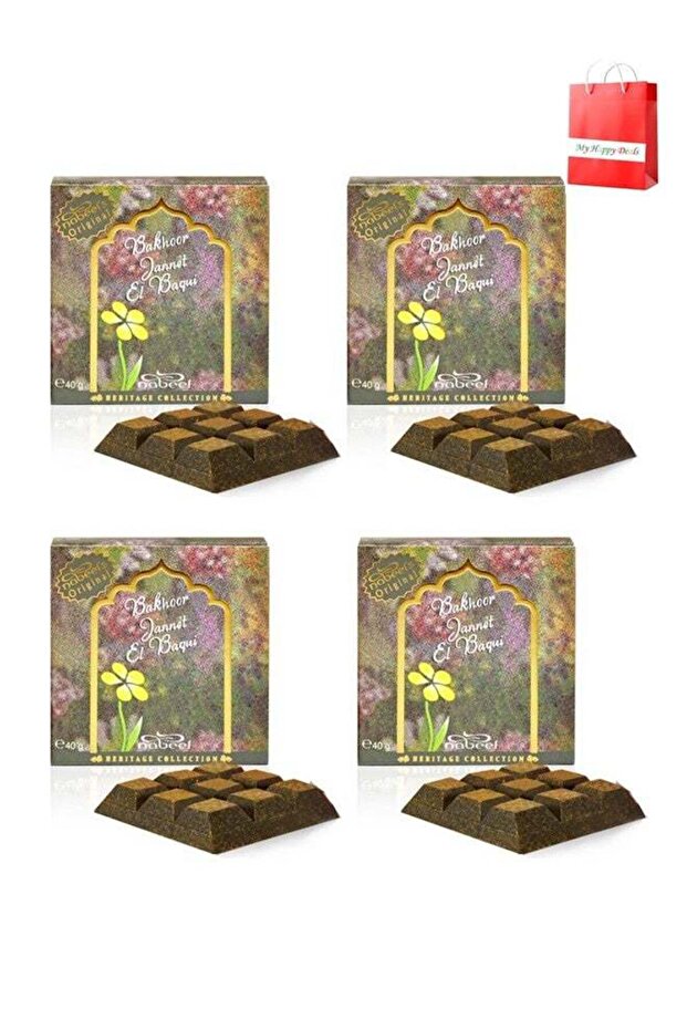 4 Pcs Jannet El Baqui Bakhoor Incense 40 GM