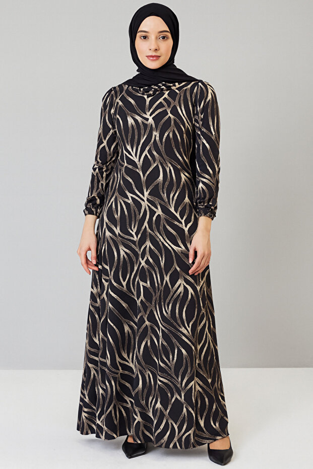 Mercan Viscon Elbise - 1