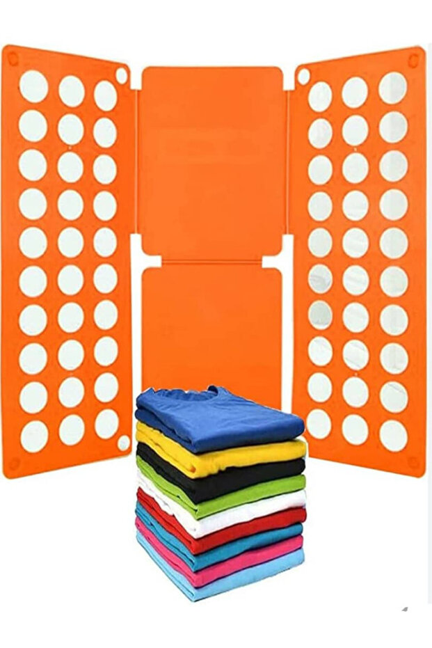 Orange clothes folding board - 1