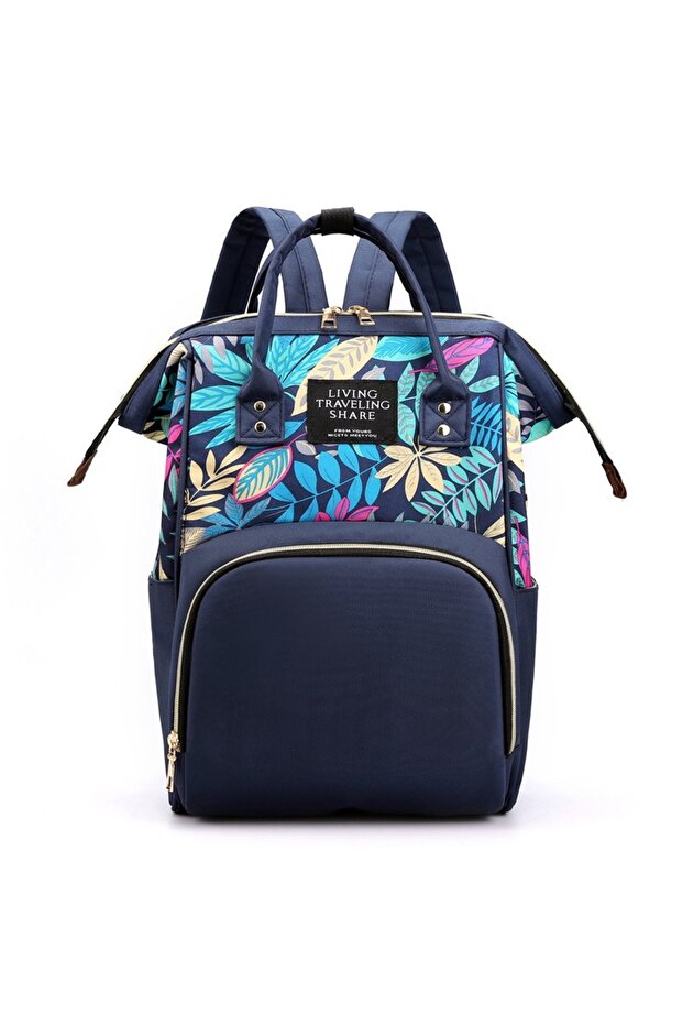 Baby Bag for Mom - Waterproof Diaper Bag Backpack with Bottle Holder & Stroller Straps