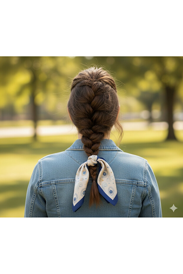 Eye Patterned Scarf - 4