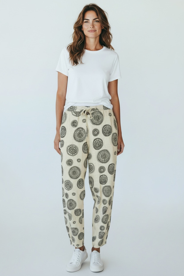 Women's Authentic Pattern Cotton Pants