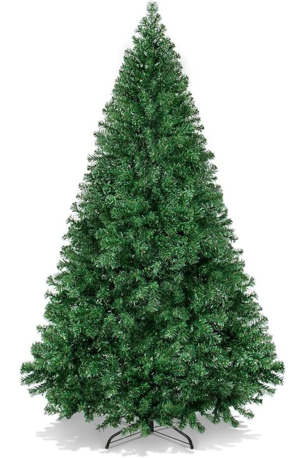 4ft Artificial Christmas Tree with 350 Branch Tips, Foldable Metal Stand, Easy Assembly Hinged Artif