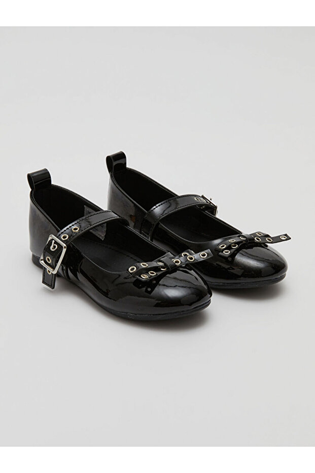 Esvab • Modern & Distinctive Leather-Look Baby Girl Ballerinas