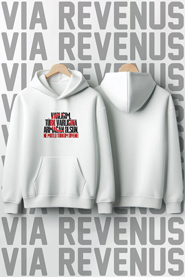 We Are Printed 100% Cotton Premium Quality Hooded Sweatshirt