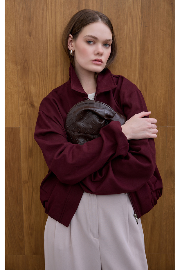Drawstring Gabardine Jacket - 2