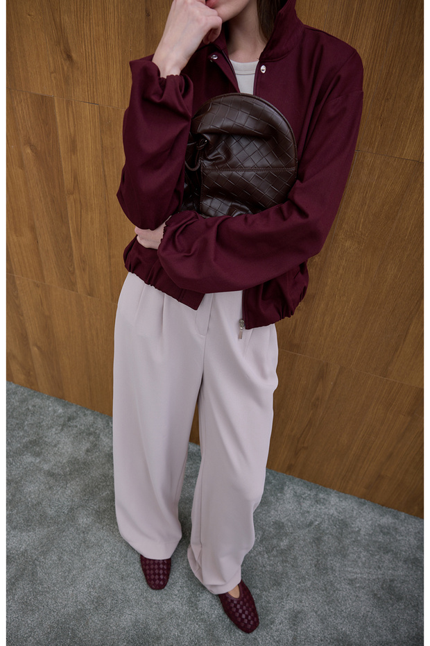 Drawstring Gabardine Jacket - 3