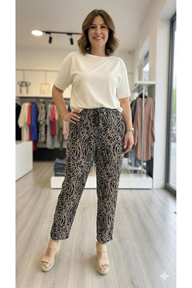 بنطلون مقاس كبير - 3