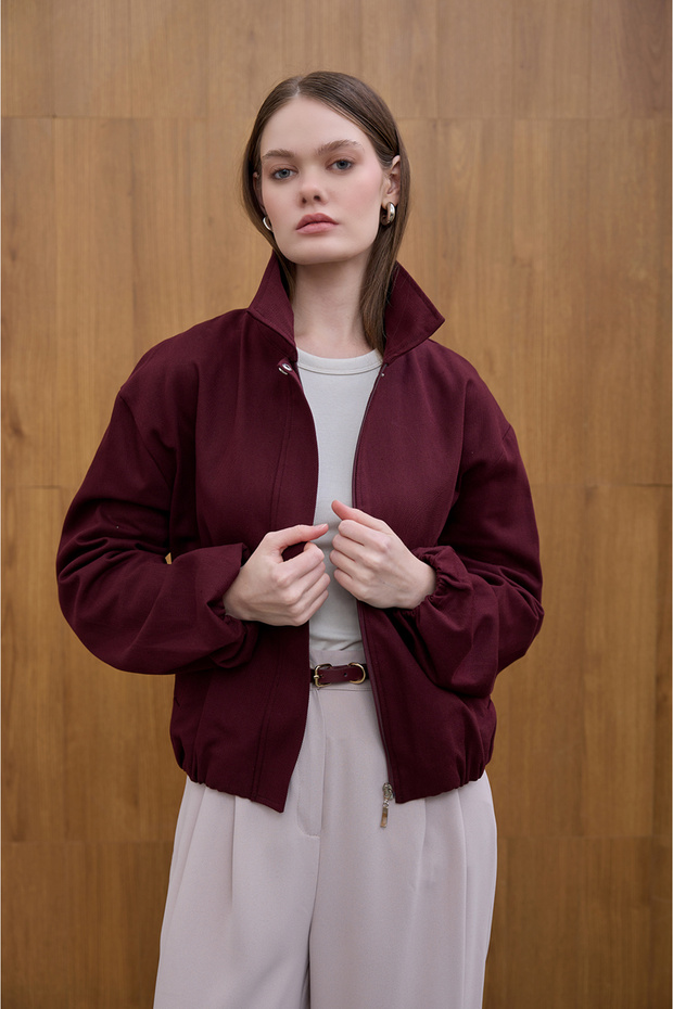 Drawstring Gabardine Jacket - 5