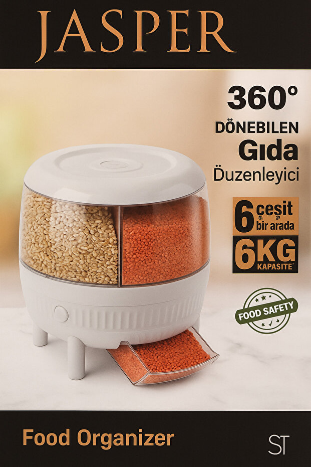 360° Dönebilen Gıda Organizeri - 2