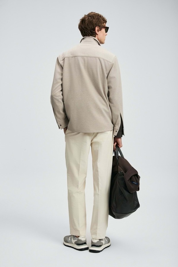 112010670 Ador Erkek Basic Gömlek Regular Fit Erkek Gömlek BEJ - 6