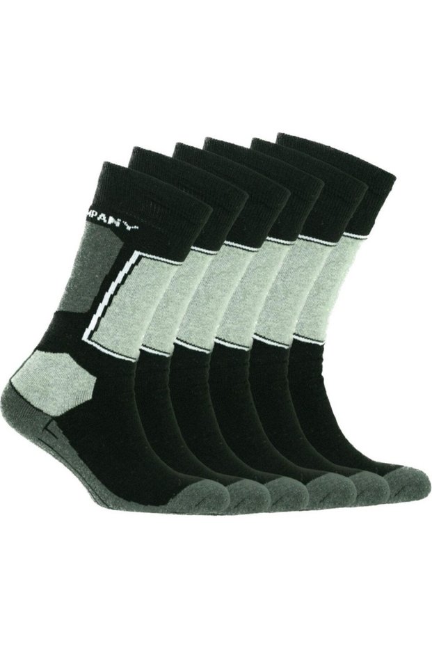 Unisex 6-Piece Set of Three-Layer Thermal Ranger Socks Suitable for Harsh Winter Conditions, Completely Wrapping the Foot