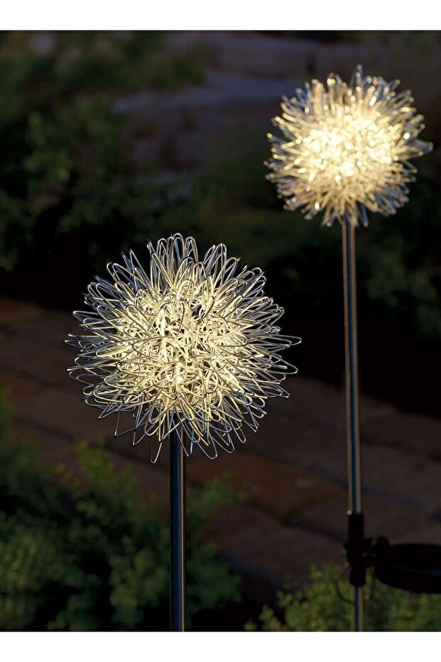 waterproof outdoor solar lights auto on/off decorative solar stake lights for yard patio pathway