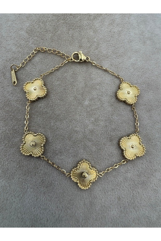 5 Motif Steel Bracelet