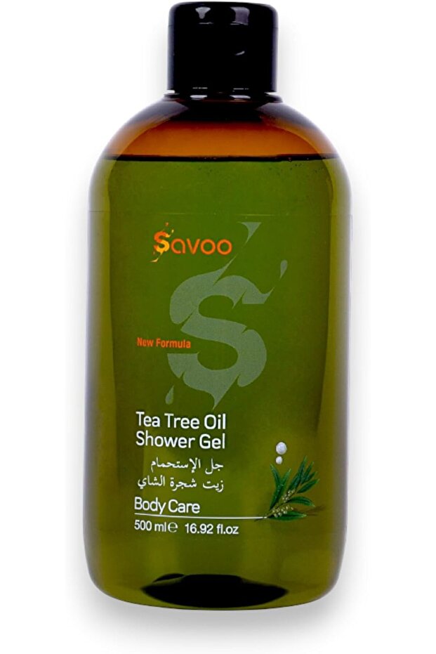 Shower Gel Tea Tree Oil 500ml - Natural Body Wash for Soothing Skin