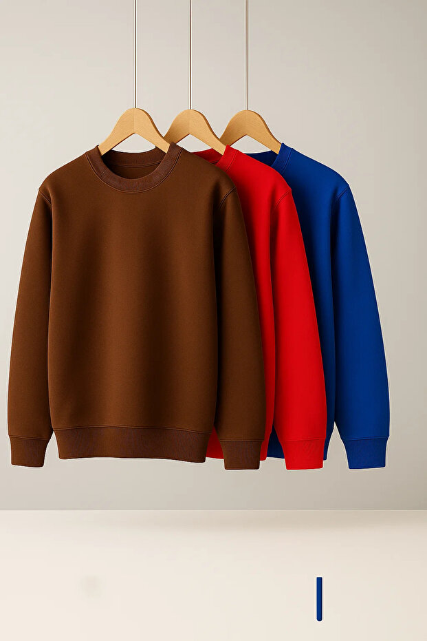 Men's Casual Trend Oversized Loose 3-Piece Sweater