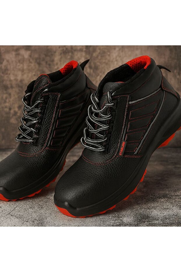 STL-9040-B S3 SRC Deri Kompozit Burun İş Botu - 1
