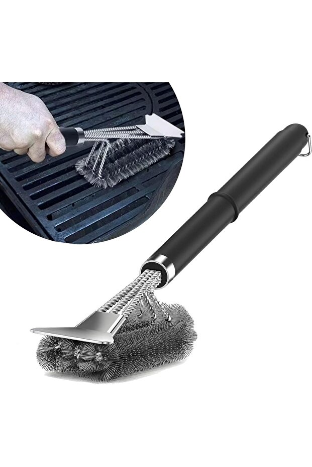® Barbecue Grill Cleaning Brush with Scraper
