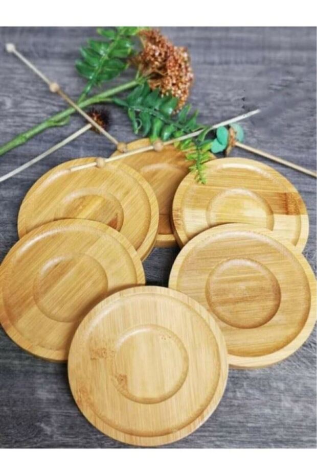 Bambu 6 lı Çay tabağı - 2
